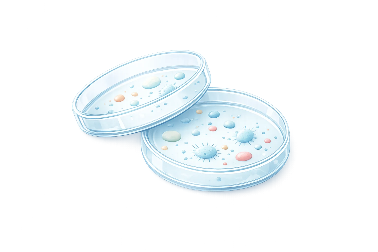 Mikrobiologija ilustracija